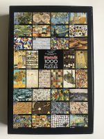 Image of the puzzle 1000, Piatnik, Women, by Gustav Klimt, Complete, Picture of the Back of the Box