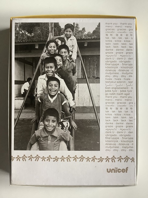 Image of the puzzle 196, Unicef, Code 5700, Complete, Picture of the Bottom of the Box