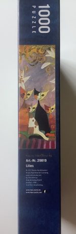 Image of the puzzle 1000, Heye, Lilies, by Rosina Wachtmeister, Complete, Detail of the Box