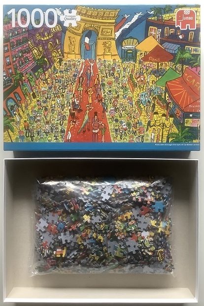 Image of the puzzle 1000, Jumbo, Arc de Triomphe, Paris, Sealed Bag, Picture of the box