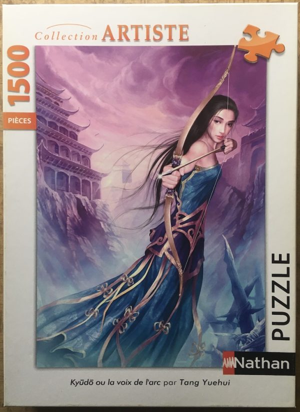 Image of the puzzle 1500, Nathan, Kyūdō ou la Voix de l'Arc, by Tang Yuehui, Sealed Bag, Picture of the box