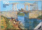 Image of the puzzle 750, Ravensburger, Bridge at Arles, by Vincent van Gogh, Complete, Picture of the box