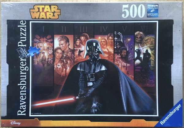 Image of the puzzle 500, Ravensburger, Star Wars Saga, Factory Sealed, Picture of the box