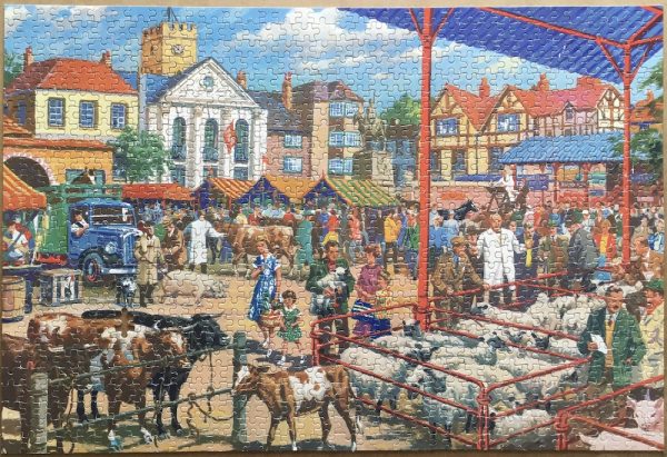 Image of the puzzle 900, Philmar, Cattle Market, Incomplete, Picture of the puzzle