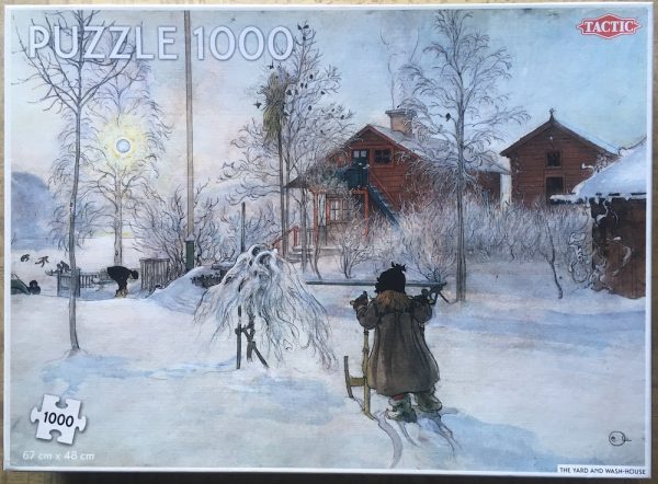 Image of the puzzle 1000, Tactic, The Yard and Wash-House, by Carl Larsson, Sealed Bag, Picture of the box