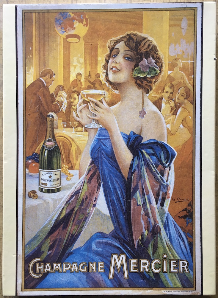 1000, Ravensburger, La Dame en Bleu, by Gaspar Camps, Complete, 2026-03-23 Image o the puzzle 1000, Ravensburger, La Dame en Bleu, by Gaspar Camps, Complete, Picture of the box