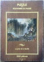 Image of the puzzle 1000, Ferriot Cric, La Prise de la Bastille, by Jean-Pierre Houël, Complete, Picture of the box