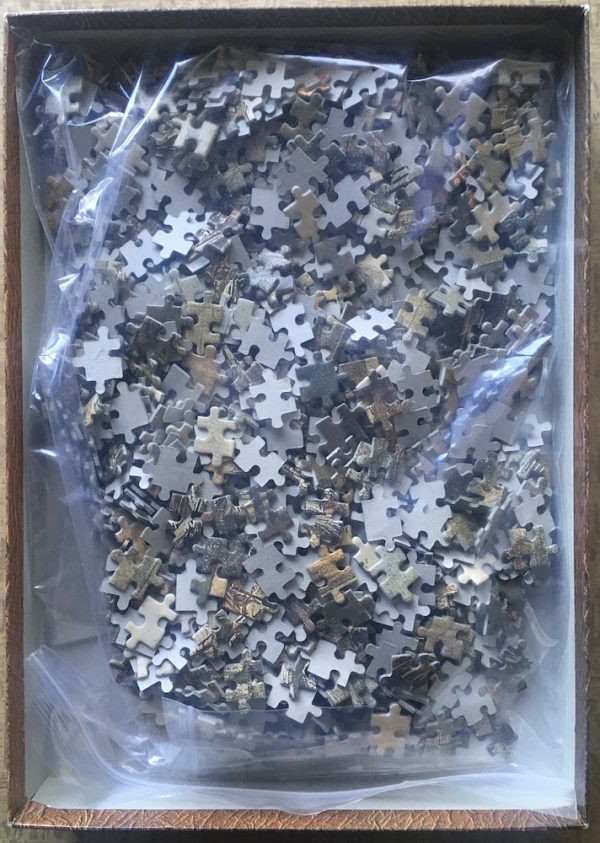 Image of the puzzle 1000, Ferriot Cric, La Prise de la Bastille, by Jean-Pierre Houël, Complete, Picture of the bag