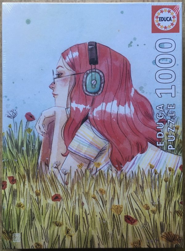 Image of the puzzle 1000, June, Esther Gili, Factory Sealed, Picture of the box