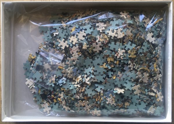 Image of the puzzle 1000, Schmidt, Historic World Map, Complete, Picture of the bag