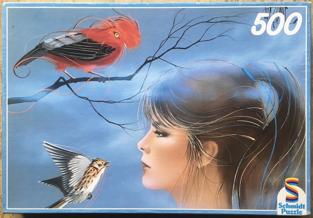 500, Schmidt, Like a Bird in Flight, by Luc Genot, Complete, 2026-01-20 Image of the puzzle 500, Schmidt, Like a Bird in Flight, by Luc Genot, Complete, Picture of the box