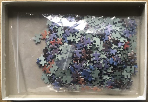 Image of the puzzle 500, Schmidt, Like a Bird in Flight, by Luc Genot, Complete, Picture of the bag