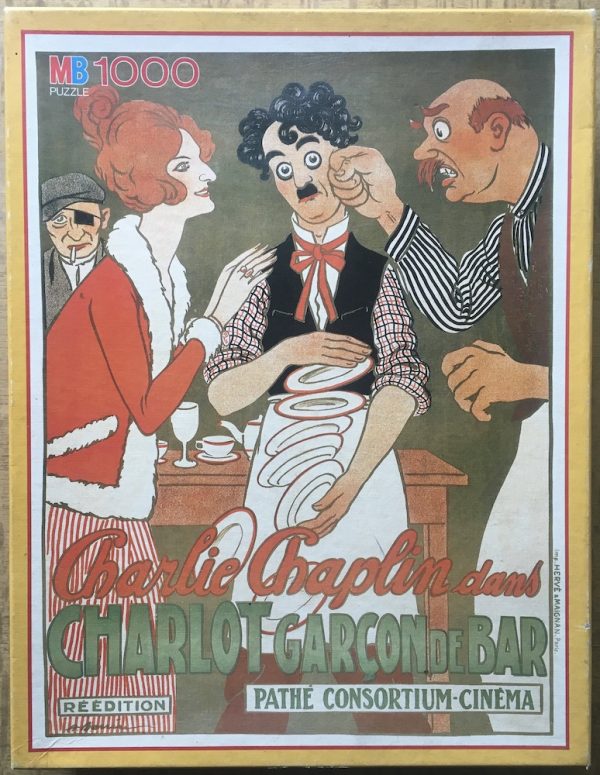 Image of the puzzle 1000, MB, Charlot, Garçon de Bar, Complete, Picture of the box