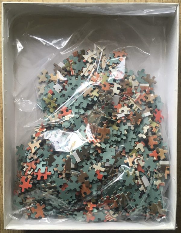 Image of the puzzle 1000, MB, Charlot, Garçon de Bar, Complete, Picture of the bag