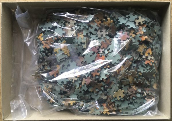 Image of the puzzle 1500, MB, Fresco Puzzle, Still Life, Complete, Picture of the bag