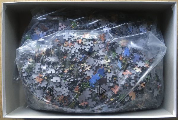 Image of the puzzle 6000, Trefl, Street of Paris, by Dominic Davison, Sealed Bag, Picture of the bag