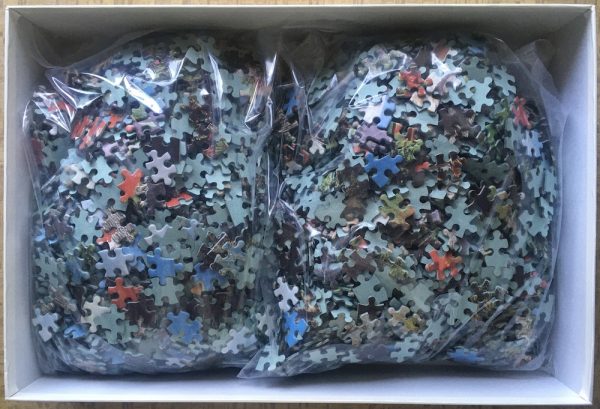 Image of the puzzle 4000, MB, Lavertezzo, Switzerland, Complete, Picture of the bag