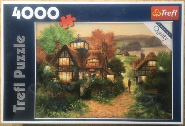 Image of the puzzle 4000, Trefl, Mariner's Rest, by Richard Telford, Factory Sealed, Picture of the box