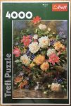 Image of the puzzle 4000, Trefl, Flowers for the Queen Elizabeth, by Albert Williams, Factory Sealed, Picture of the box