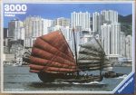 Image of the puzzle 3000, Ravensburger, Hong Kong, Sealed Bag, Picture of the box