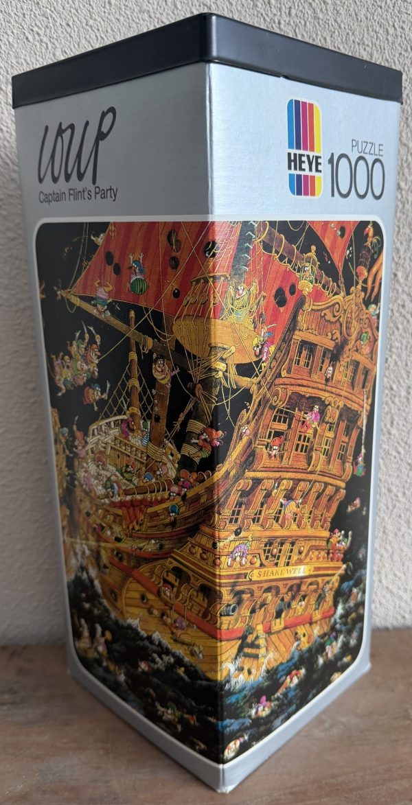 Image of the puzzle 1000, Heye, Captain Flint's Party, Jean-Jacques Loup, Picture of the box