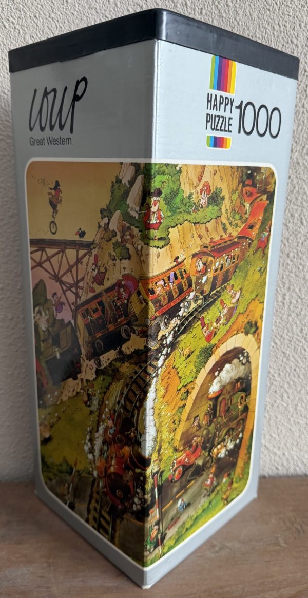 Image of the puzzle 1000, Heye, Great Western, Jean-Jacques Loup, Complete, Picture of the box