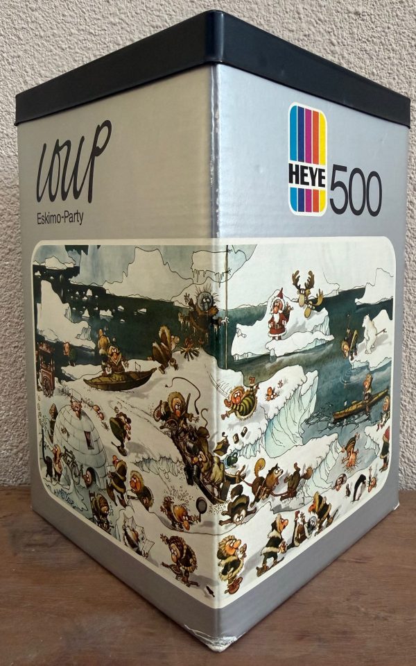 Image of the puzzle 500, Heye, Eskimo-Party, Jean-Jacques Loup, Complete, Picture of the box