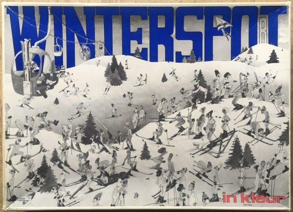 Image of the puzzle 1000, Unknown, Wintersport, by Roger Blachon, Complete, Picture of the box