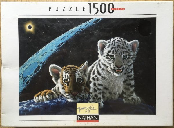 Image of the puzzle 1500, Nathan, Total Eclipse, by Schim Schimmel, Factory Sealed, Picture of the box