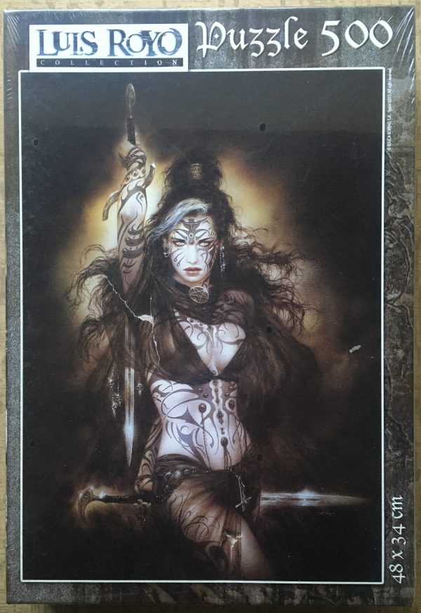 Image of the puzzle 500, Educa, Sati's Dance, by Luis Royo, Factory Sealed, Picture of the box
