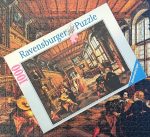 Image of the puzzle 1000, Ravensburger, Dance at the Flemish Salon, by Frans Francken II, Complete, Picture of the Box