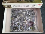 Image of the puzzle 1000, Tactic, A Rest on the Way to the Fair, by Gunnar Berndtson, Complete, Picture of the Bag