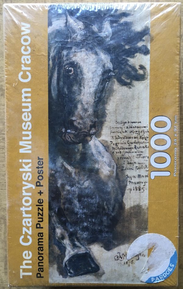 Image of the puzzle 1000, Czartoryski Museum, Study of a Galloping Horse, by Jan Matejko, Factory Sealed, Picture of the box